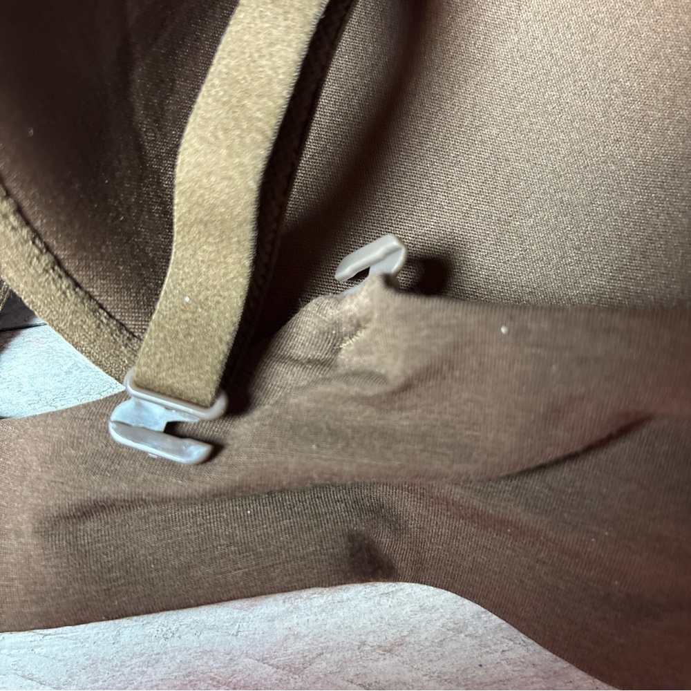 OLD NAVY- Brown Cotton Blend Full Coverage LIGHTLY PADDED-UNDERWIRE-BRA-Sz-34D - Picture 9 of 15